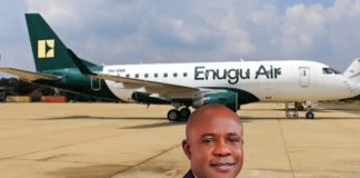 Enugu Air Plane Suffers Nose Gear Failure