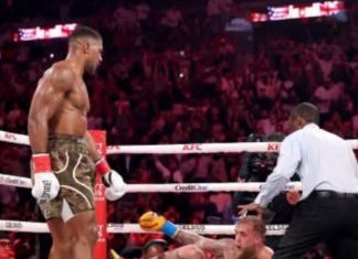 Jake Paul hospitalised After 6th Round Knock Out By Anthony Joshua (+Video)